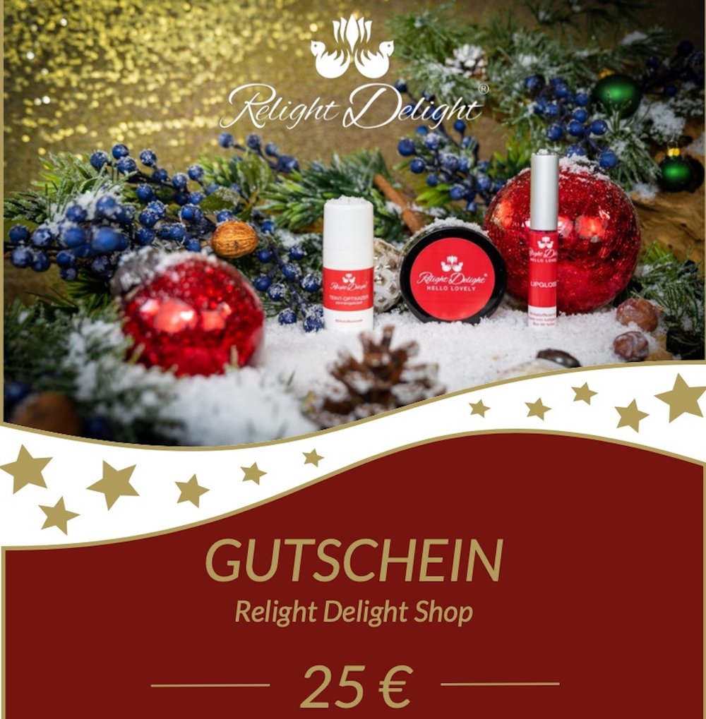 25€ Gutschein - Design Weihnachten / Frau