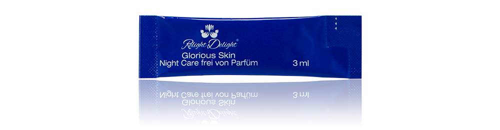 Glorious Skin - Night Care To Go - vegan - frei von Parfüm - 5 Sachets
